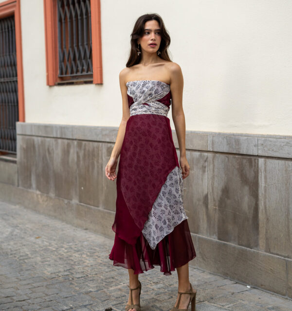 Vestido Oliva Print